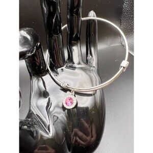 Pink Crystal Wire Bracelet